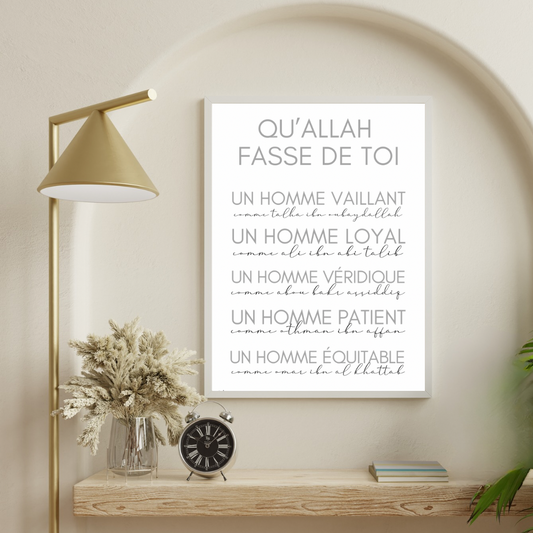 Qu’Allah fasse de toi… (Homme)