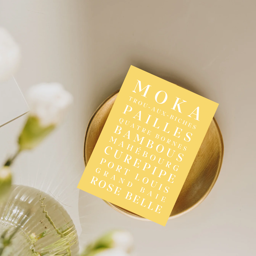 Ce trio rend hommage à l’île Maurice avec élégance et délicatesse. Une invitation au voyage et à la célébration d’une île riche de cœur et d’histoires…